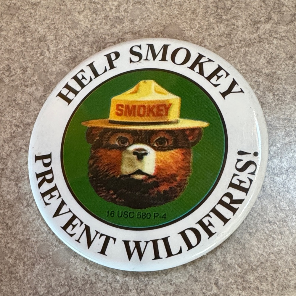 Smokey Bear Wildfire Prevention Sticker